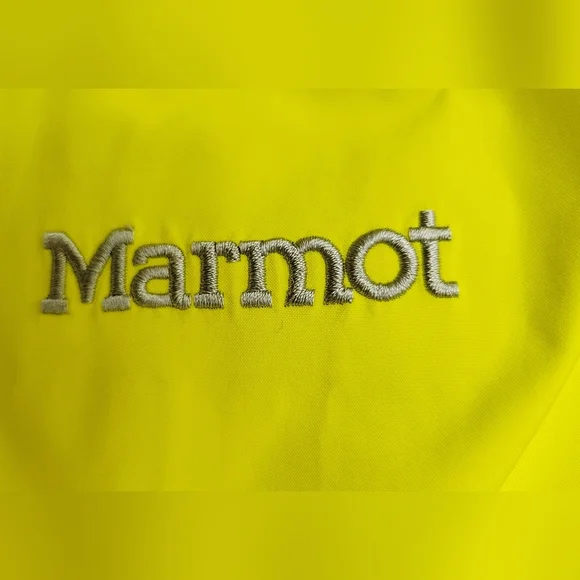 Marmot Men's Black and Yellow GORE-TEX Jacket w/Side Vents | Size Large - Picture 8 of 9